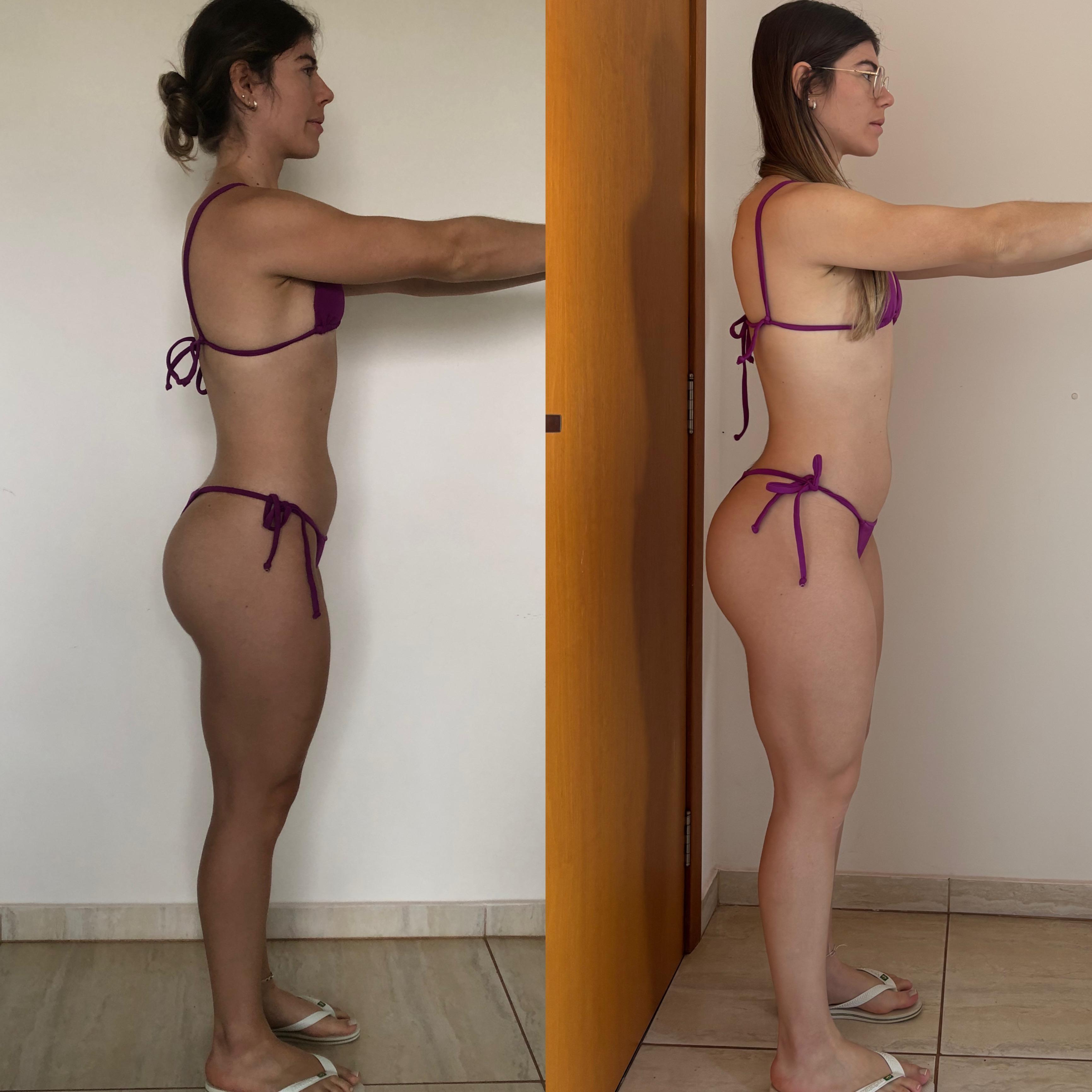 Transformação de Ana: antes e depois